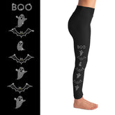 Rhinestone Ghosts & Bats Leggings Pockets
